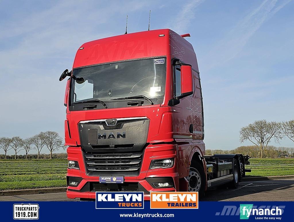 MAN 26.510 TGX Containertrucks met kabelsysteem
