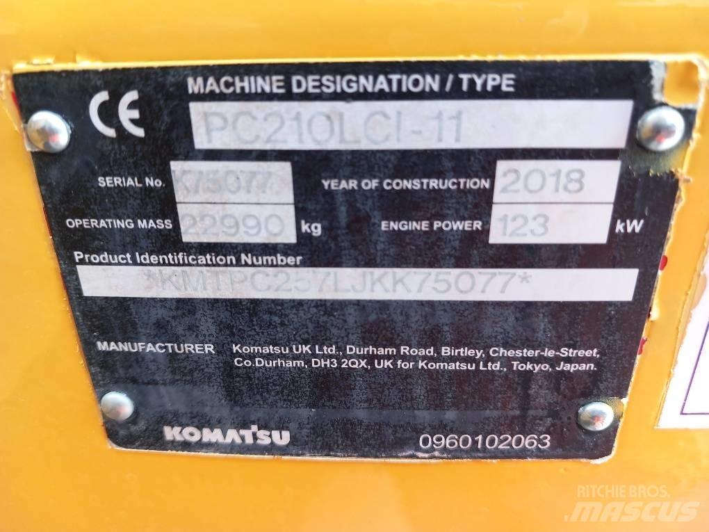 Komatsu PC210LCI-11 Rupsgraafmachines