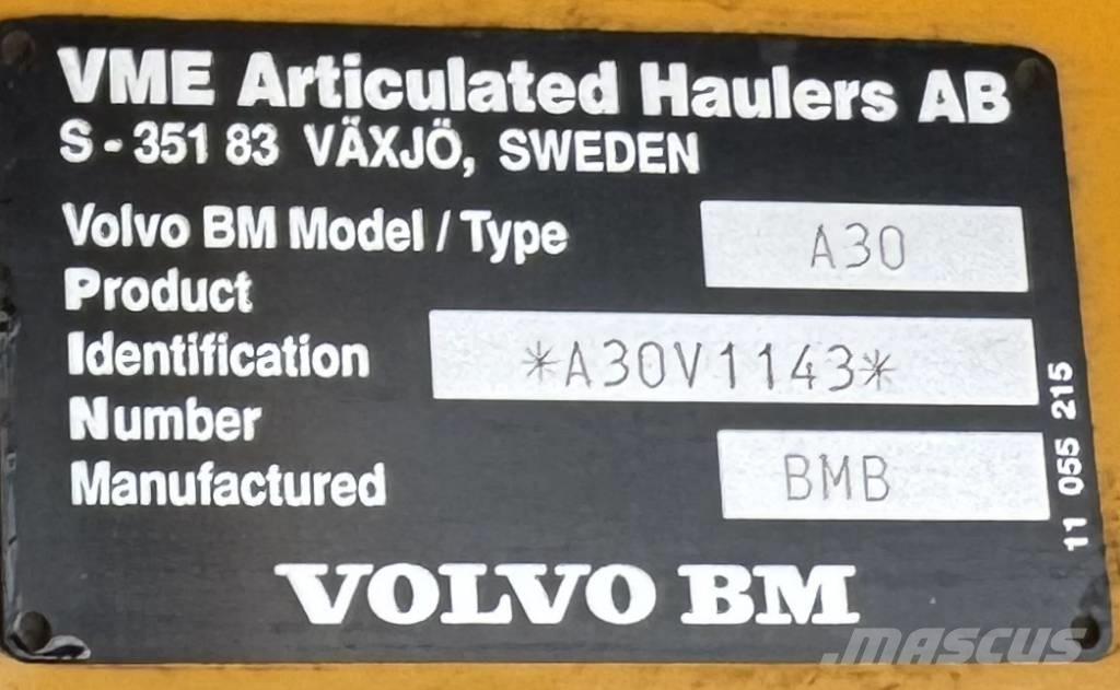 Volvo A 30 Knik dumptrucks