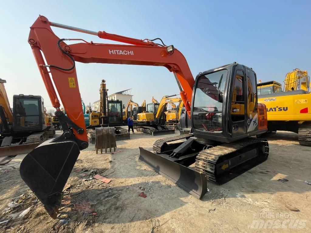 Hitachi ZX 75 Rupsgraafmachines