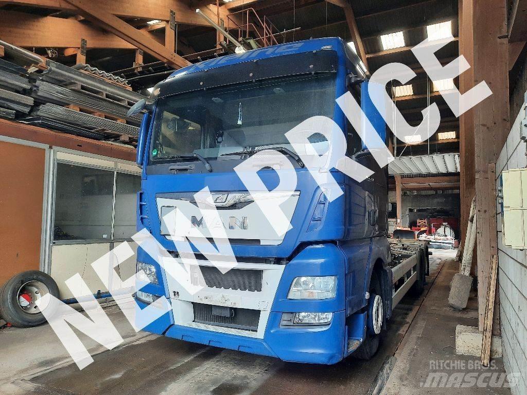 MAN TGX 26.440 Containertrucks met kabelsysteem