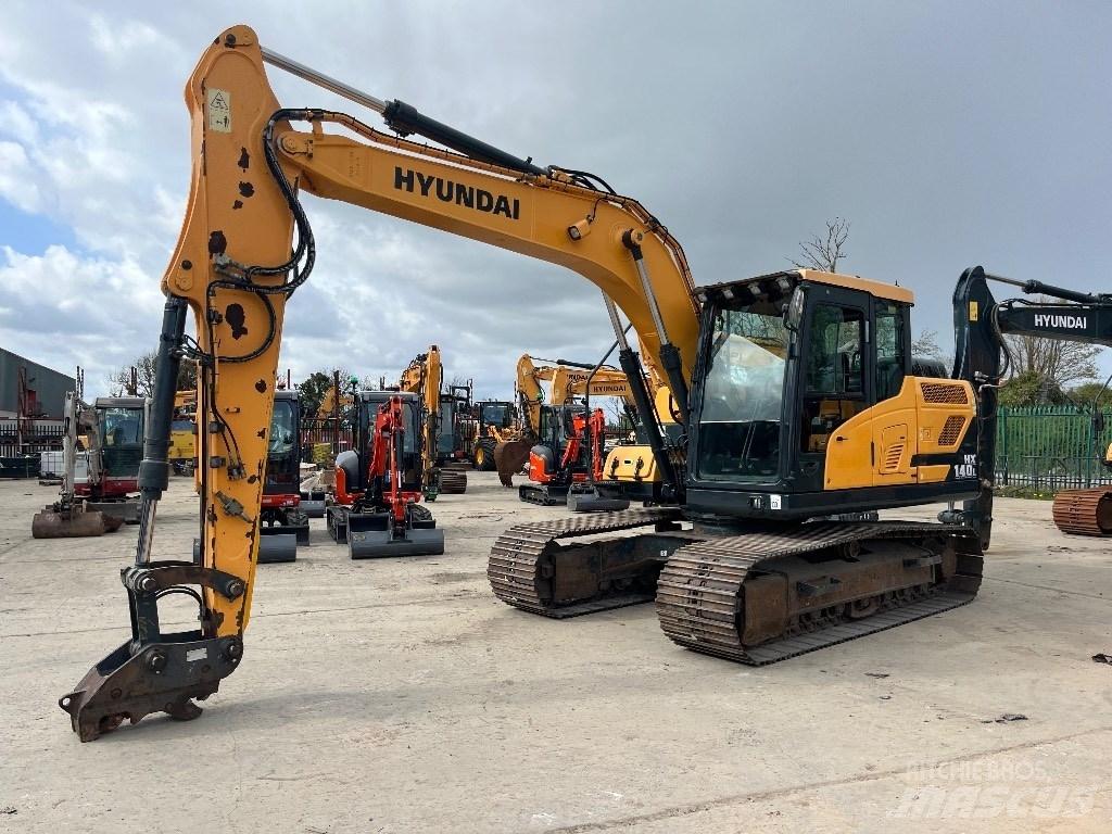 Hyundai HX140L Rupsgraafmachines