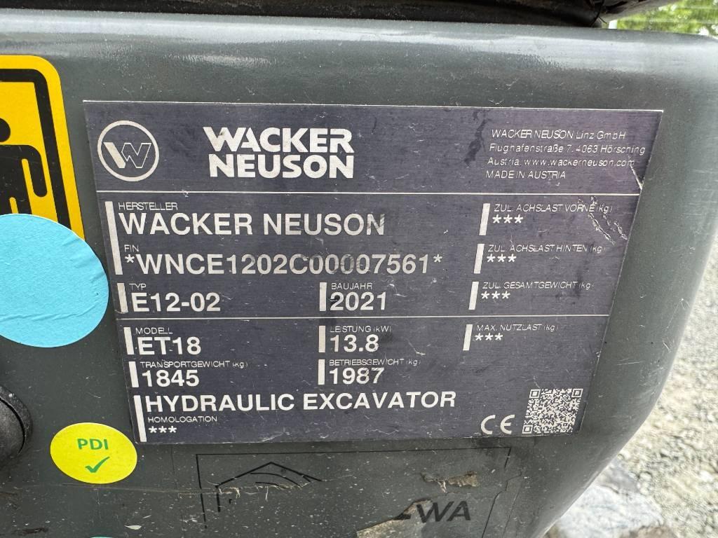Wacker Neuson ET18 Rupsgraafmachines