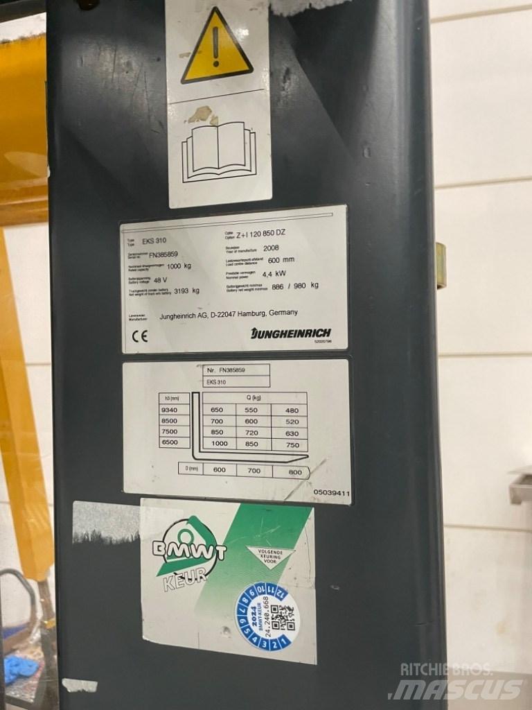 Jungheinrich EKS 310 Orderpicker voor hoog niveau