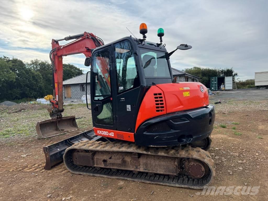 Kubota KX 080-4 Midigraafmachines 7t - 12t