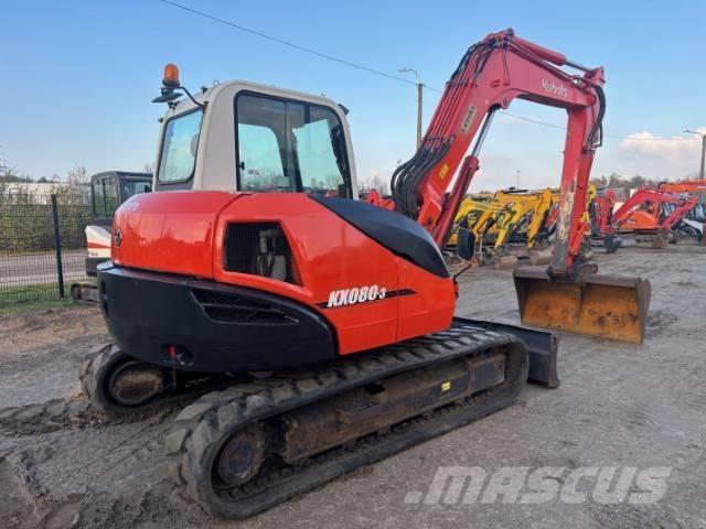 Kubota KX 080-3 Midigraafmachines 7t - 12t