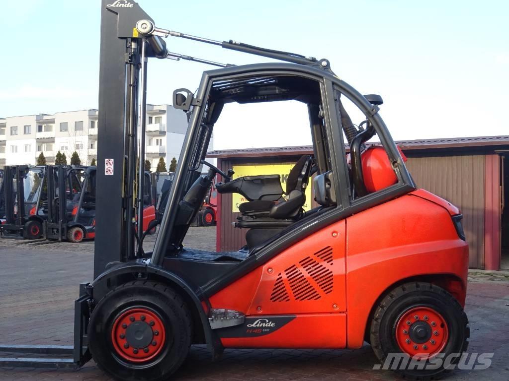 Linde H45T-02 LPG heftrucks