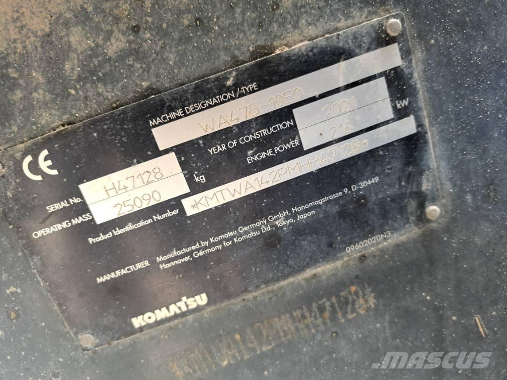 Komatsu WA475-10E0 Wielladers