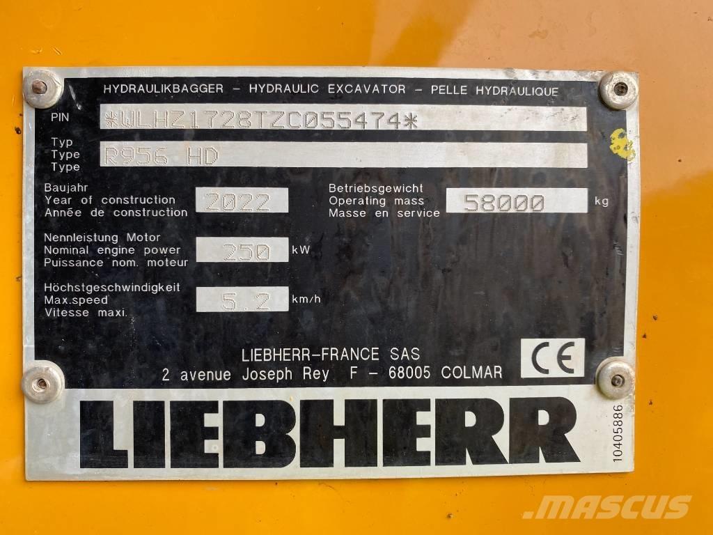 Liebherr R 956 HD Rupsgraafmachines
