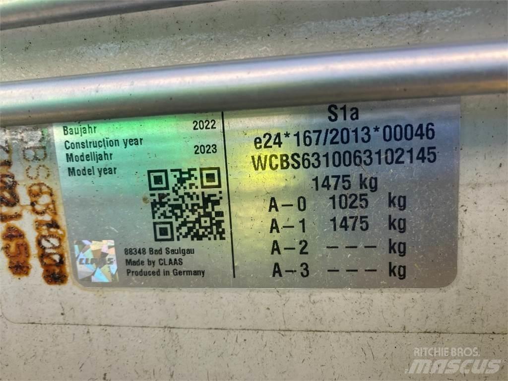 CLAAS VOLTO 1300 T Schudders