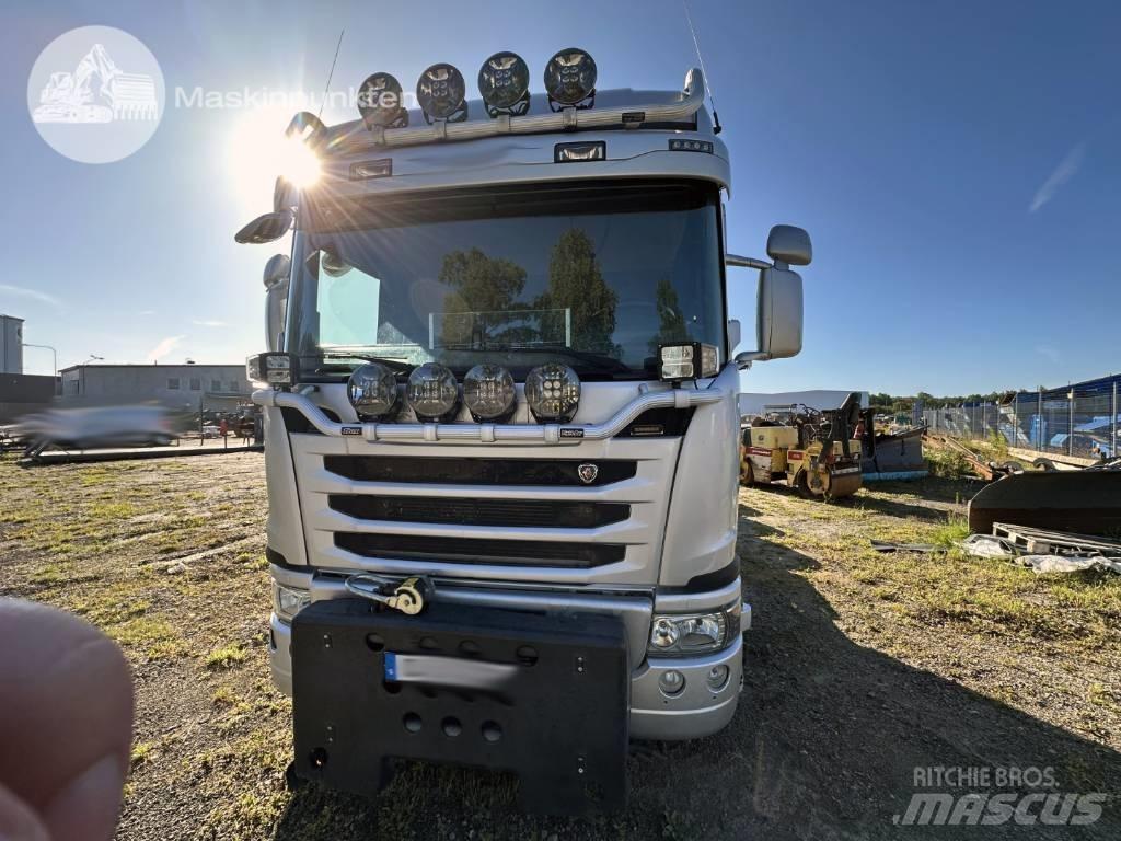 Scania G 490 Vrachtwagen met containersysteem