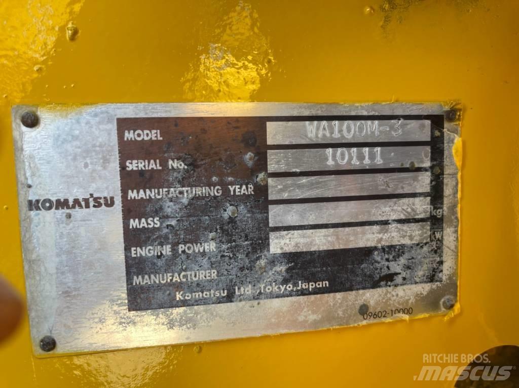 Komatsu WA100M-3 Wielladers