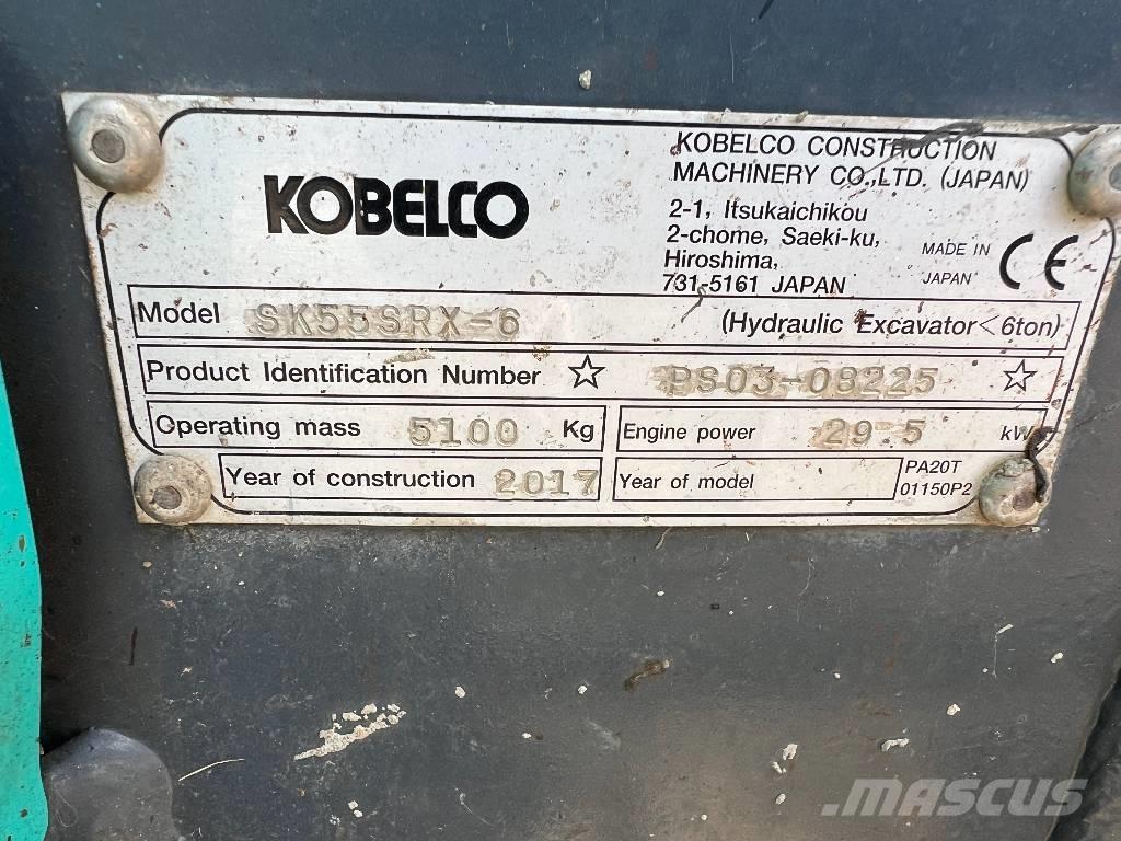 Kobelco SK 55 SRX-6 Minigraafmachines < 7t