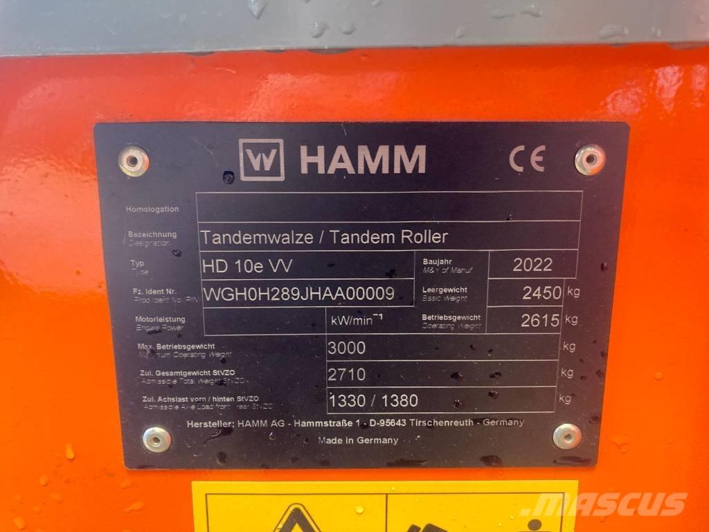 Hamm HD 10e VV H289 Grondverdichtingsmachines