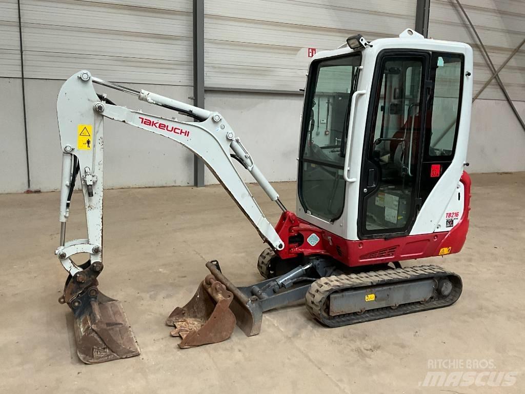 Takeuchi TB 216 Minigraafmachines < 7t