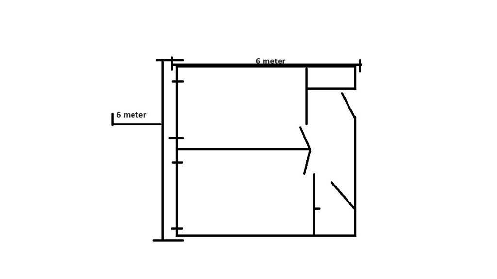  Units tekoop 6x6 Bouwketen