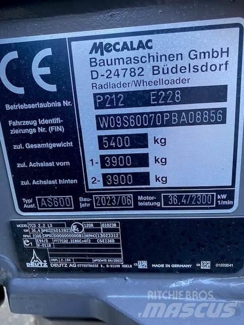 Mecalac AS600 Wielladers