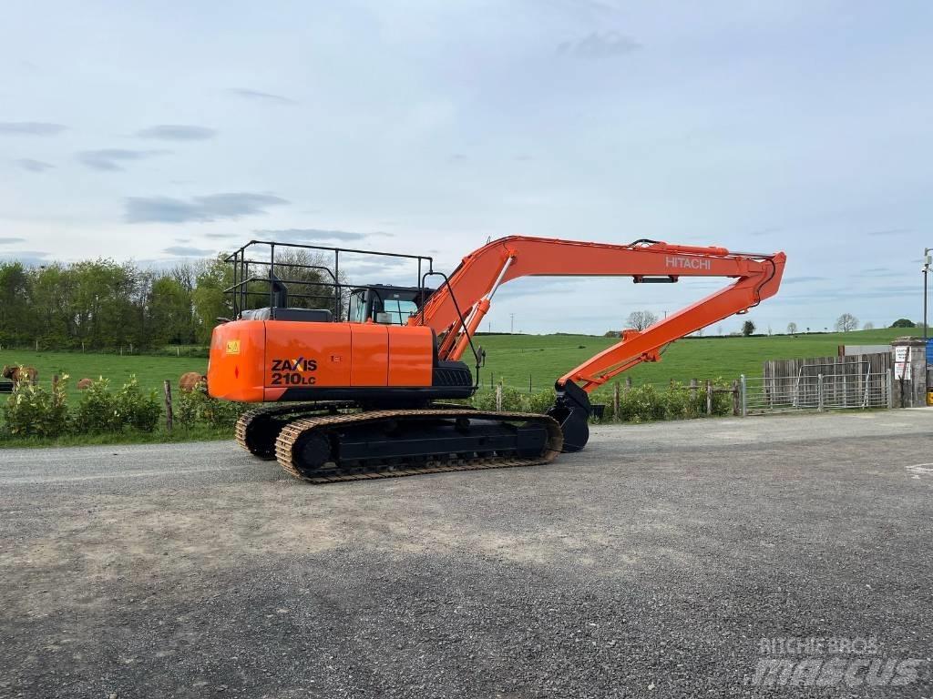Hitachi Zaxis 210 LC Graafmachines Long Reach