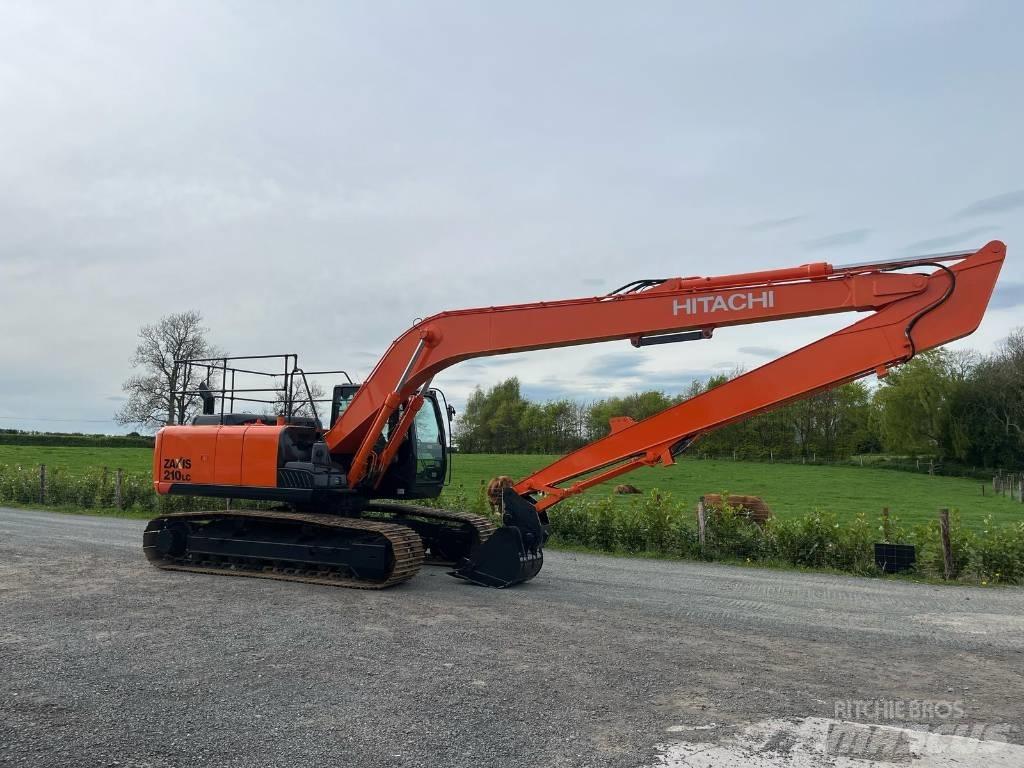 Hitachi Zaxis 210 LC Graafmachines Long Reach
