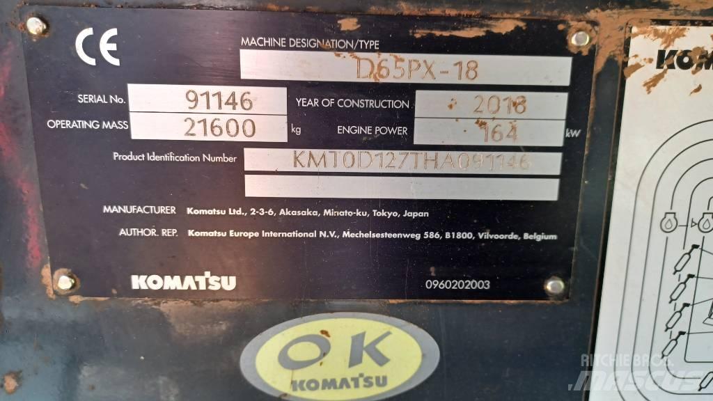Komatsu D65PX-18 Rupsdozers