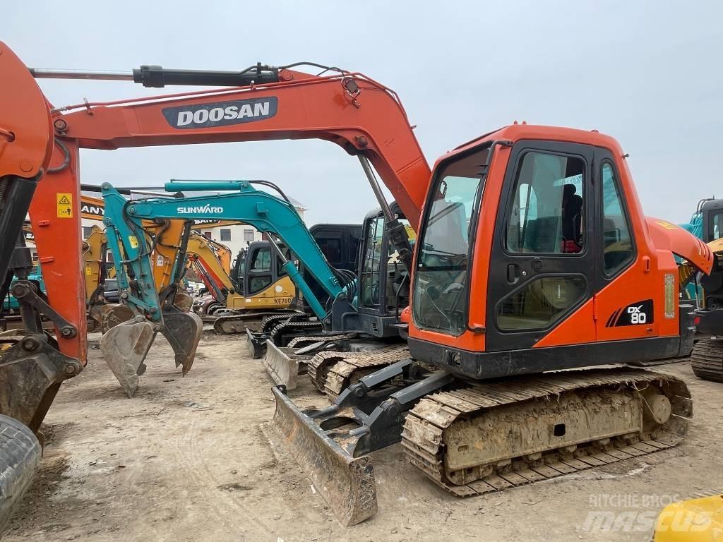 Doosan DX80 Minigraafmachines < 7t