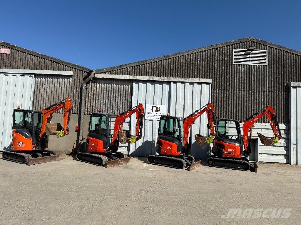 Kubota U 27 Minigraafmachines < 7t