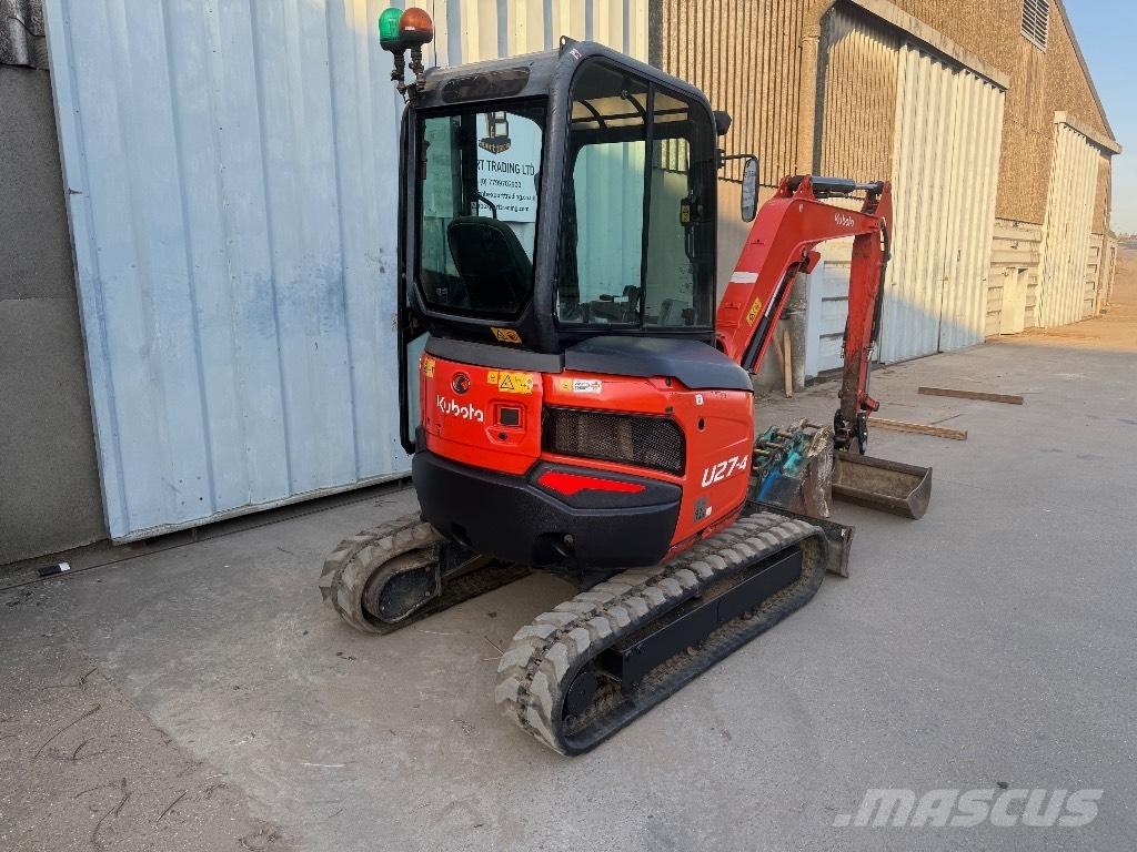 Kubota U 27 Minigraafmachines < 7t