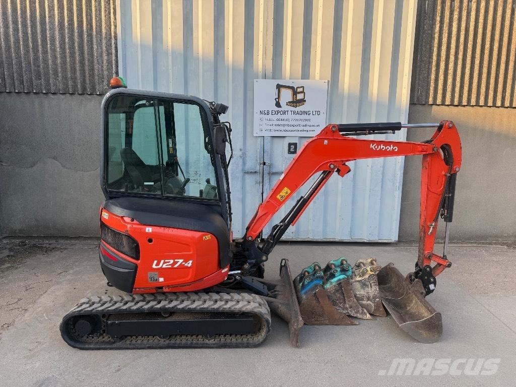 Kubota U 27 Minigraafmachines < 7t