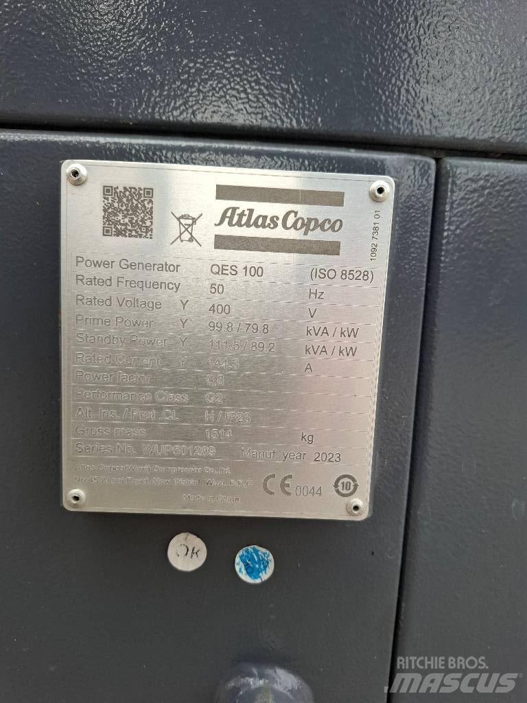 Atlas Copco QES 100 Diesel generatoren