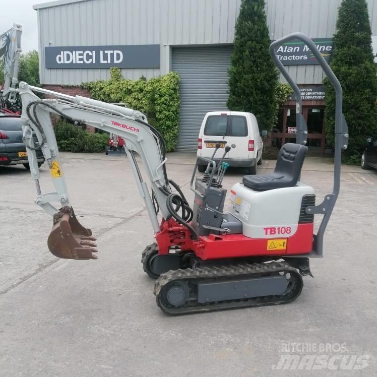 Takeuchi TB108 Minigraafmachines < 7t