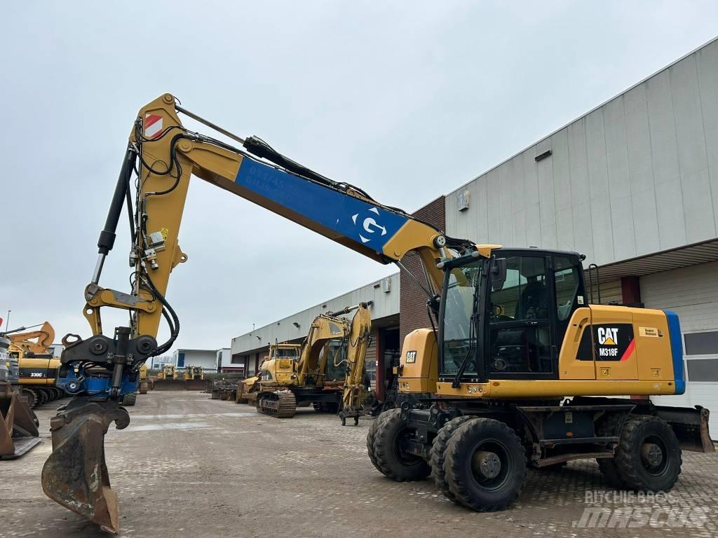CAT M 318 F Wielgraafmachines