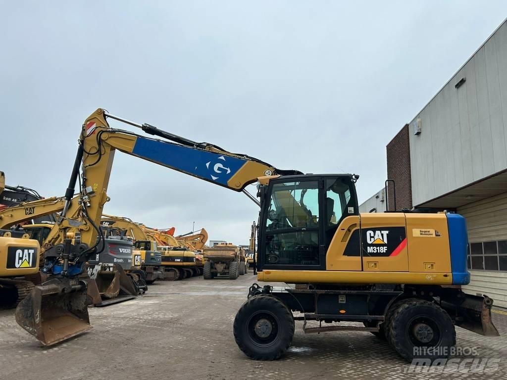 CAT M 318 F Wielgraafmachines