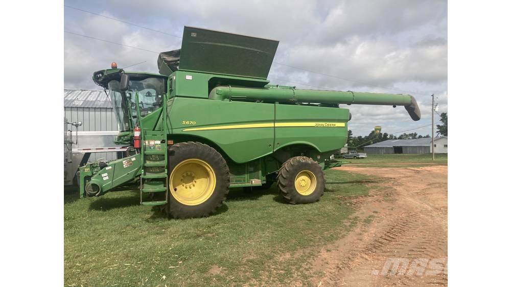 John Deere S 670 Maaidorsmachines