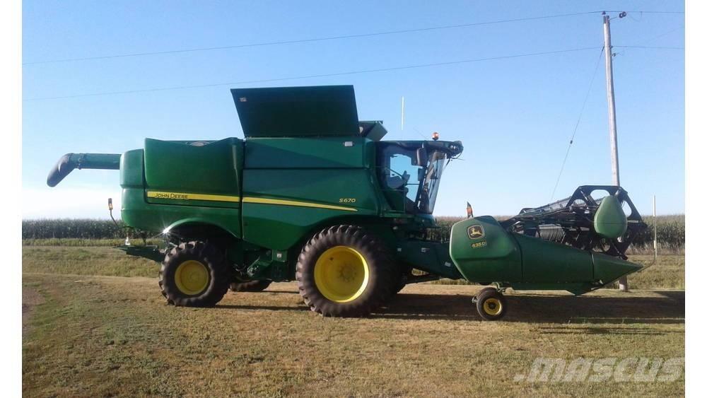 John Deere S 670 Maaidorsmachines