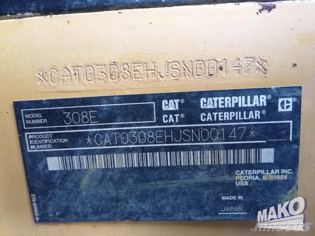 CAT 308 E CR Midigraafmachines 7t - 12t