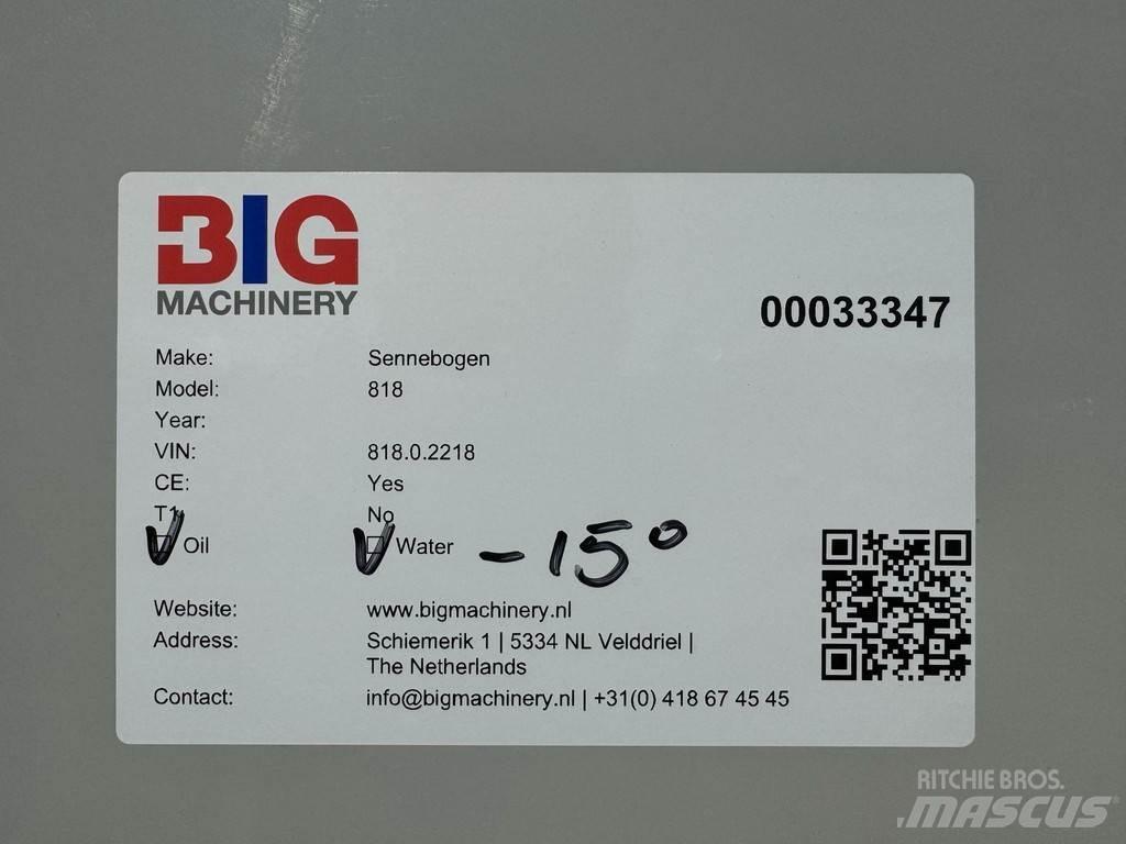 Sennebogen 818E Wielgraafmachines
