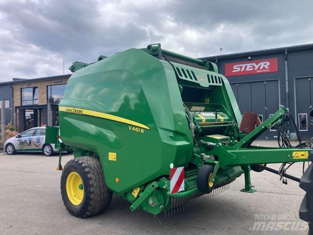 John Deere V416R Ronde-balenpersen