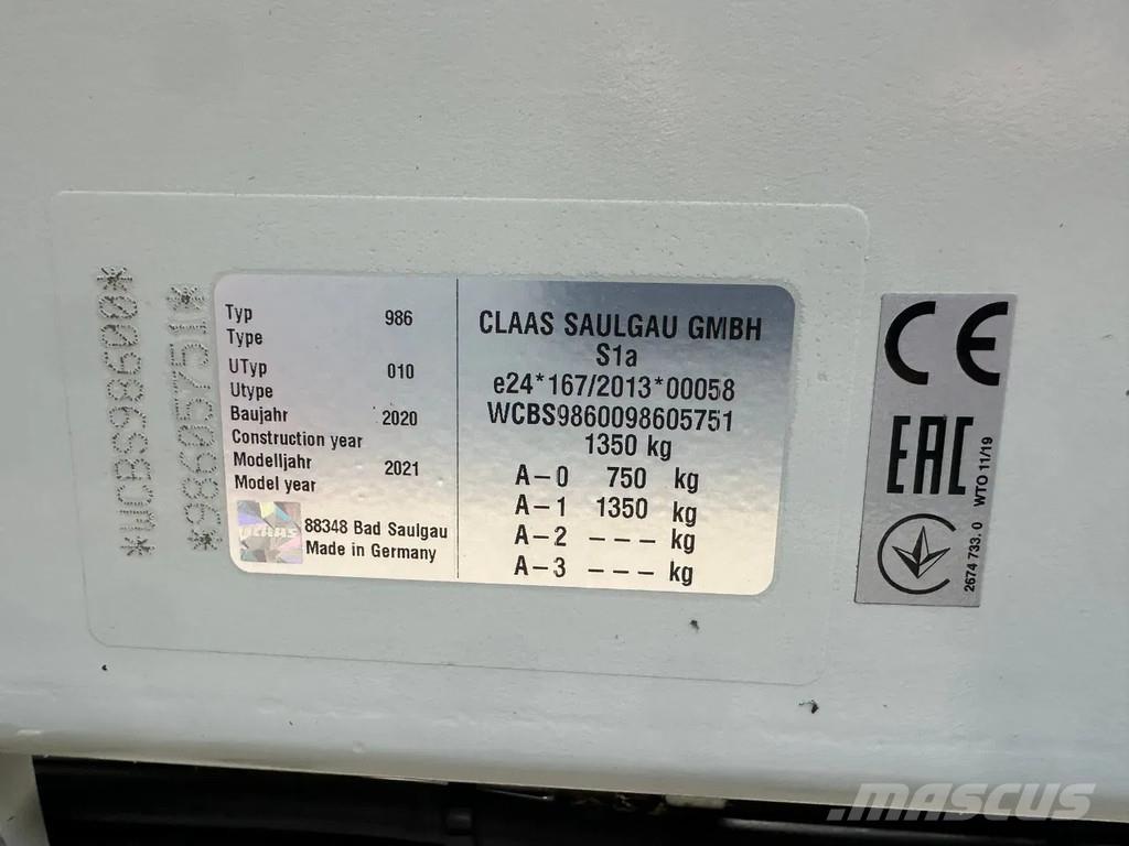 CLAAS Liner 2700 Zwadharken