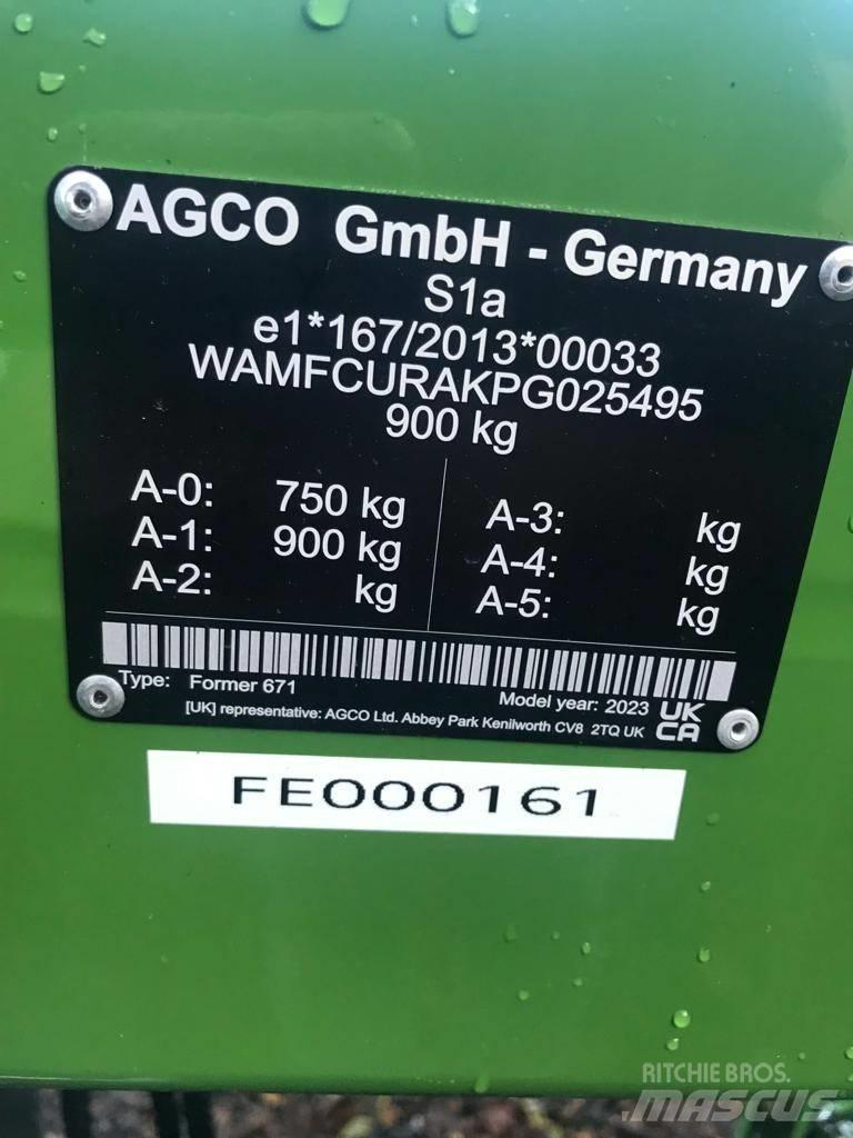 Fendt Former 671 Schudders