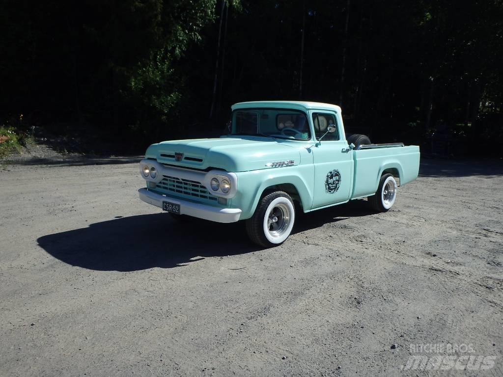 Ford F 100 Bestelwagens met open laadbak