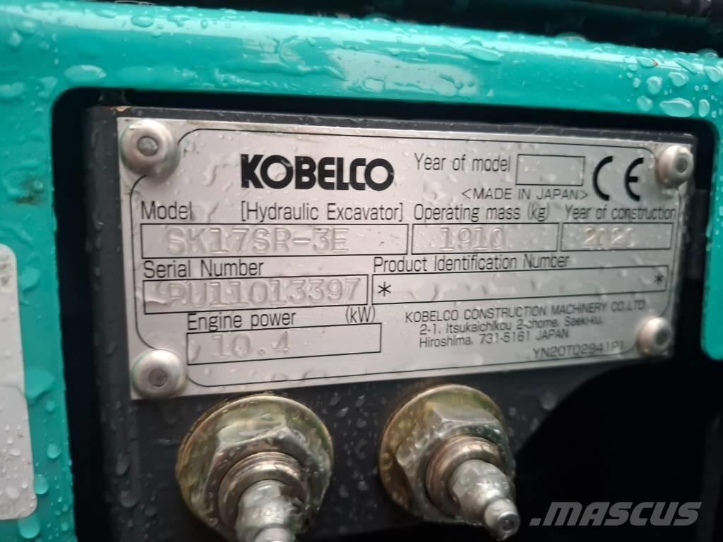 Kobelco SK 17 SR-3E Minigraafmachines < 7t