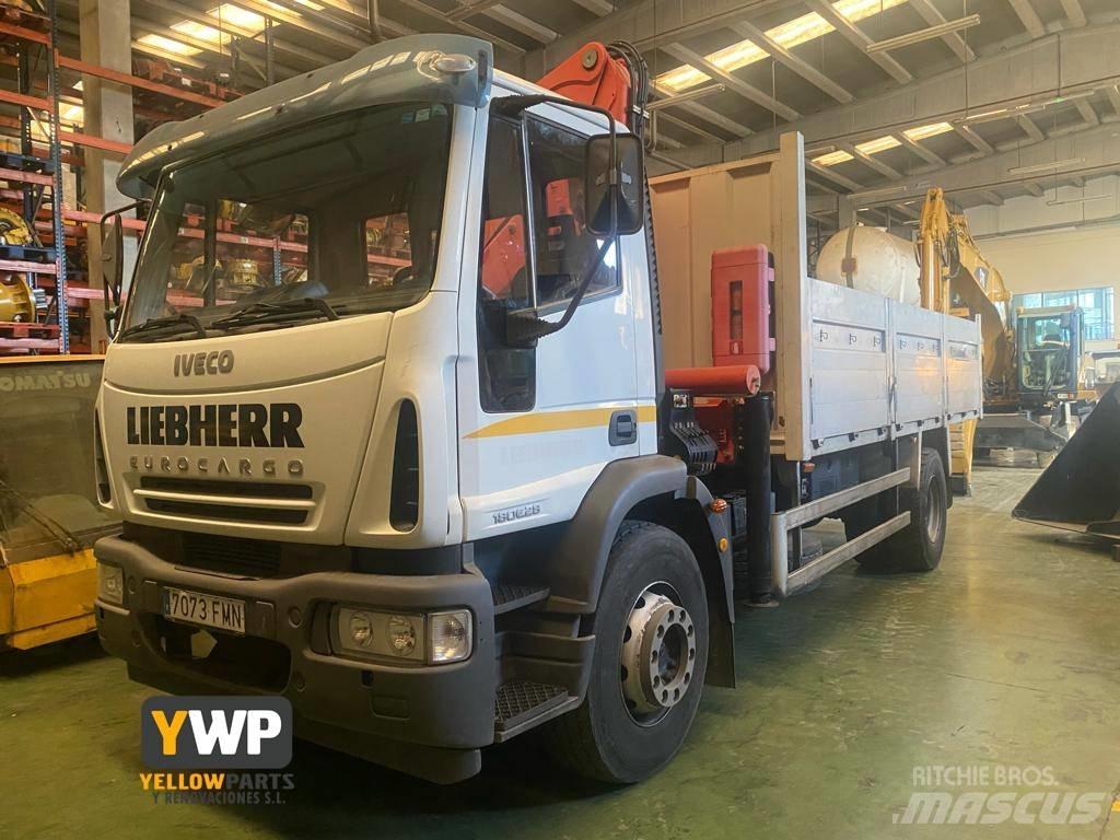 Iveco ML180E28 Vlakke laadvloer met kraan