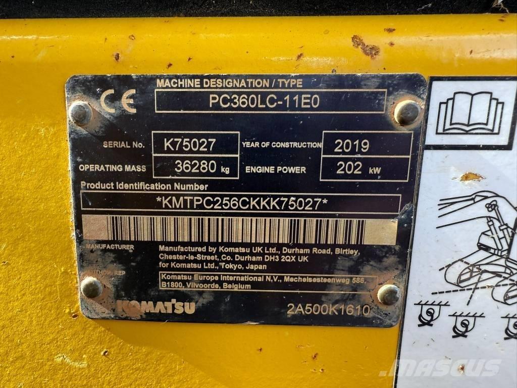 Komatsu PC 360 LC-11 Rupsgraafmachines