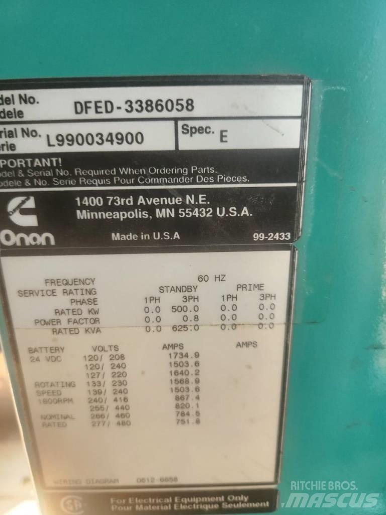 Cummins KTA19 Diesel generatoren