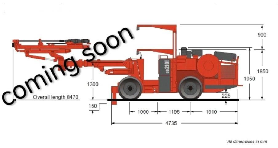 Sandvik DD 210 Ondergrondse tunnel- en mijnboren