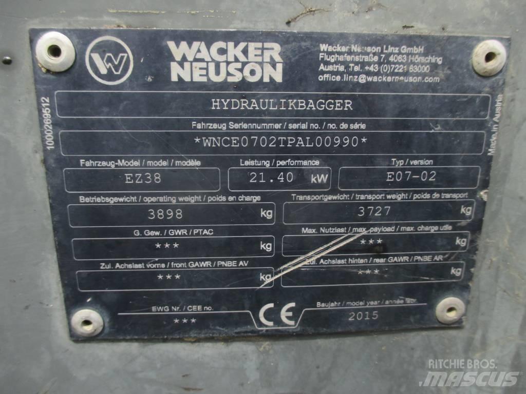 Wacker Neuson EZ 38 Rupsgraafmachines