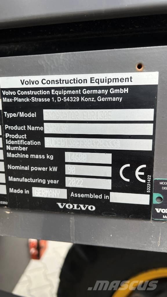 Volvo EWR 130 E Wielgraafmachines