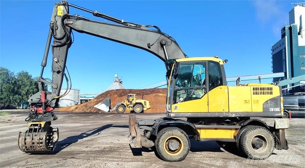 Volvo EW180C Wielgraafmachines