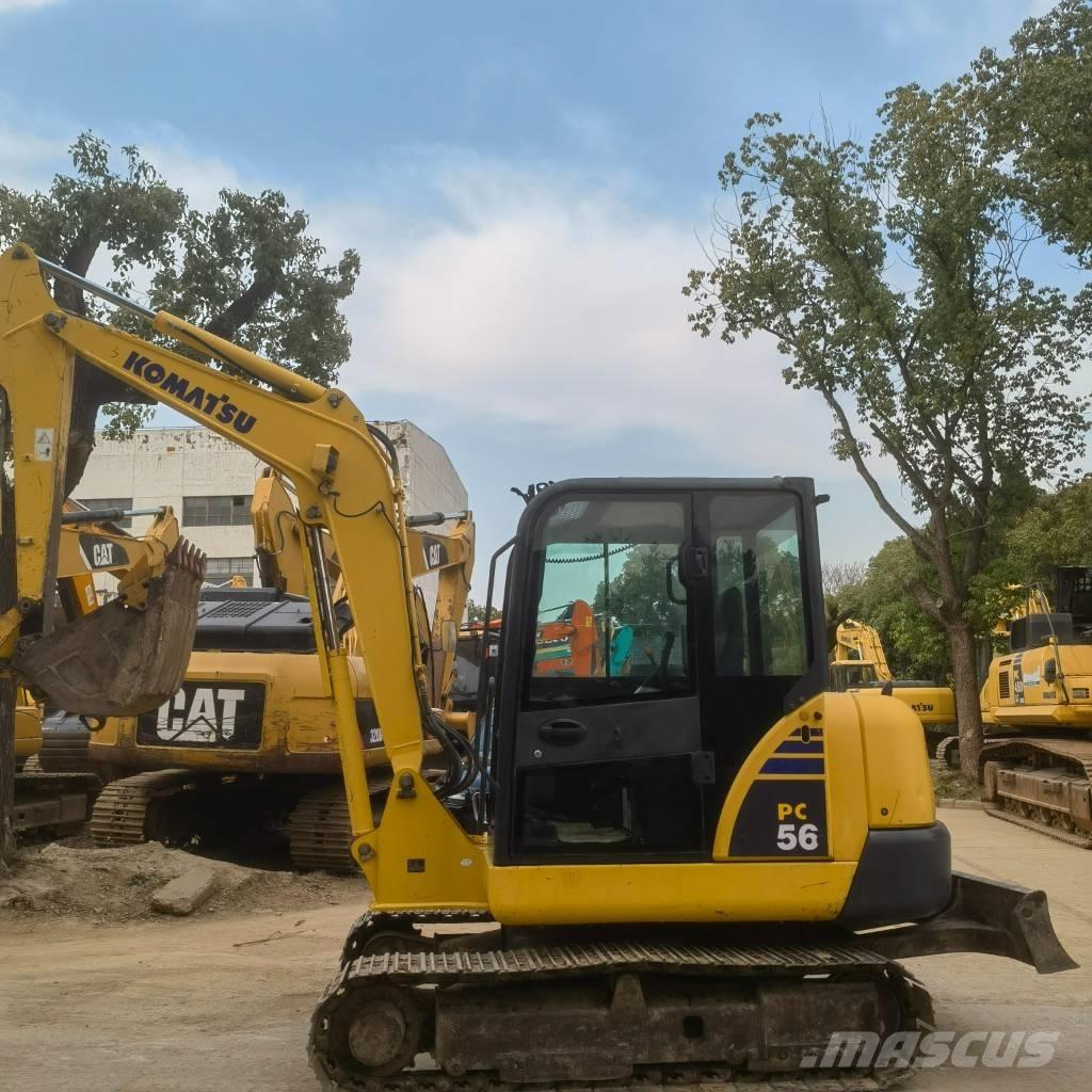 Komatsu PC56 Rupsgraafmachines