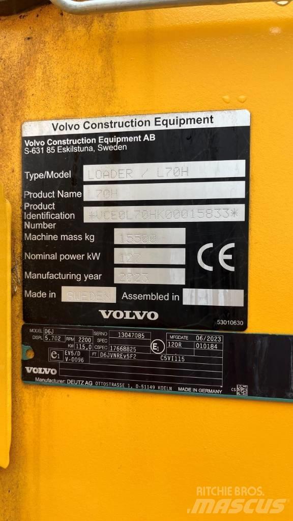 Volvo L70H Wielladers